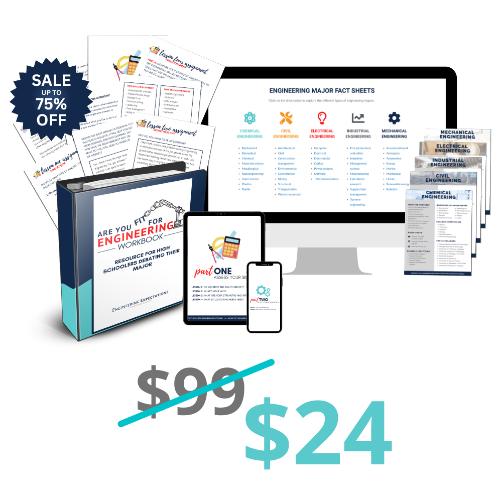 Are You Fit For Engineering Workbook with Sale Badge Option 2