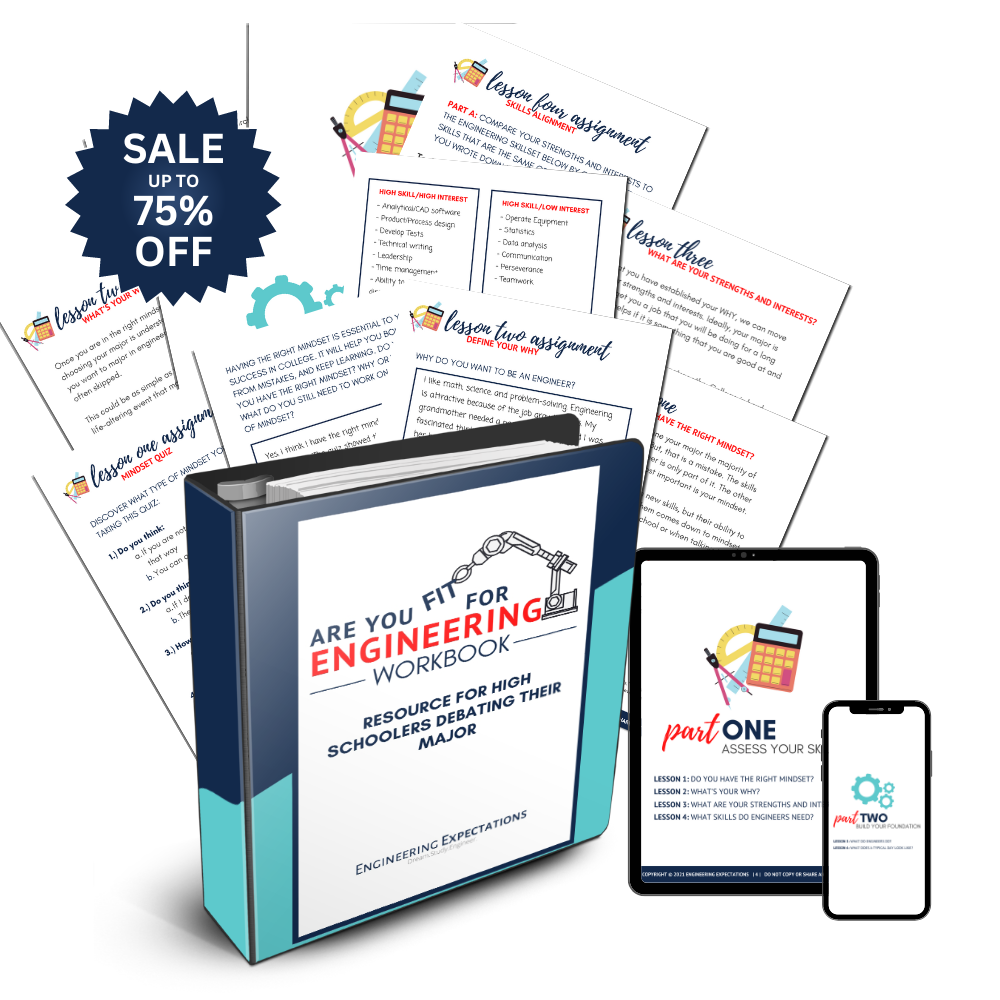 Are You Fit For Engineering Workbook with Sale Badge